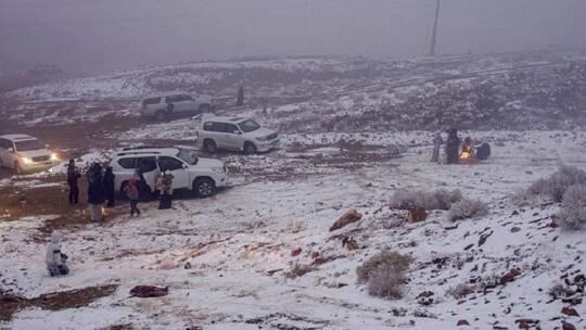 تفاصيل الموجة الباردة في السعودية 