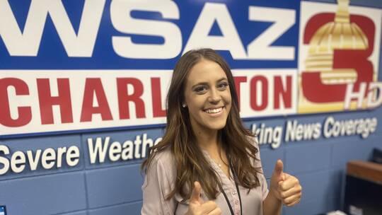 مراسلة تتعرض للدهس أثناء بث مباشر  فيديو 