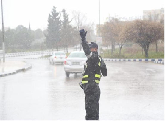 الأمن يدعو للحيطة والحذر خلال المنخفض