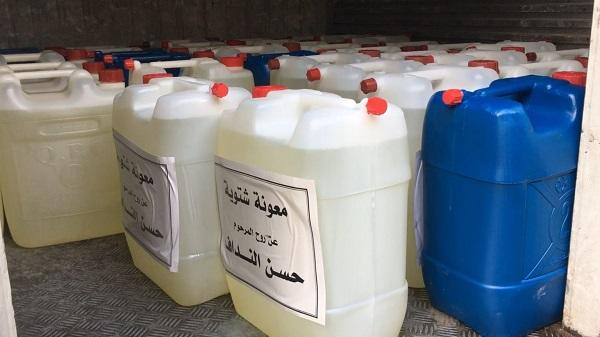 أردني يوزع 2500 جالون كاز عن روح ابيه