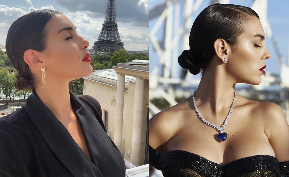 سر إطلالات ياسمين صبري الشبيهة بإطلالات جورجينا رودريغيز - صور