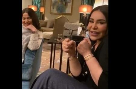 شاهد فيديو طريف لأحلام ونوال الكويتية 