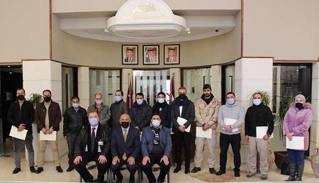 ضباط يشاركون في دورة العدالة الجنائية  في ‏جامعة الشرق المتوسط