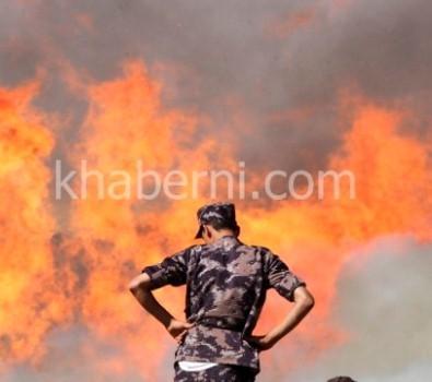  إطفاء 1114 حريقا في الاردن خلال شهر