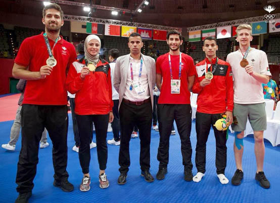  8 ميداليات لمنتخب التايكواندو بكأس العرب