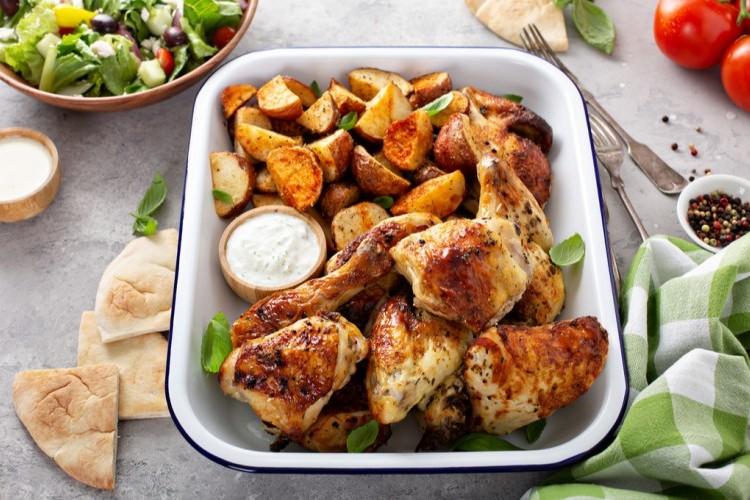 لعشاء ولا أشهى حضري وصفة الدجاج بالزبادي