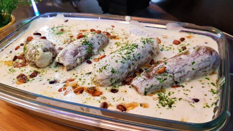 مطبخ الجمعة  طريقة عمل محشي كوسا باللبن