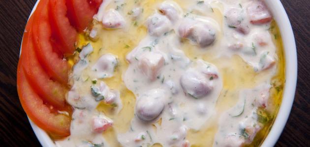 فول باللبن على الطريقة السورية