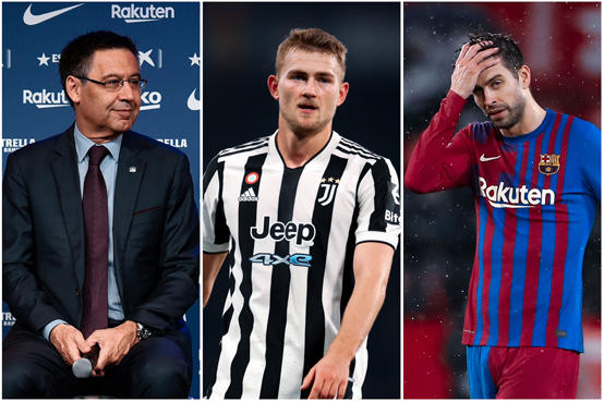 تقرير  بيكيه منع دي ليخت من الانضمام لبرشلونة