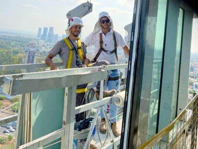 مصرع فلسطينيين سقطا من ارتفاع 40 طابقا في تل أبيب