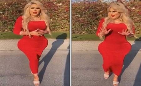 مروة راتب تتعرض لموقف محرج أثناء تصويرها لإعلان  فيديو 