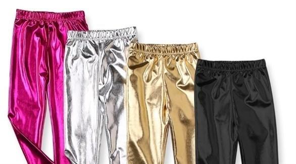  السروال الجلدي يتألق بألوان زاهية في الربيع 