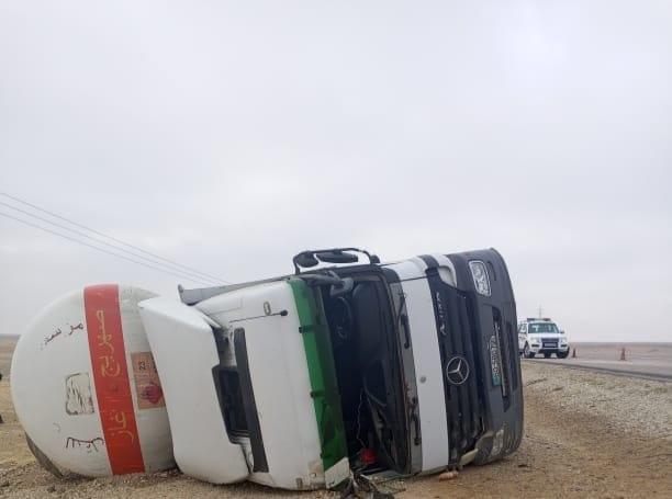 وفاة بتدهور صهريج غاز على الصحراوي