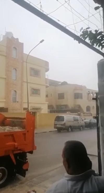 أمطار غزيرة في محافظة العقبة  فيديو