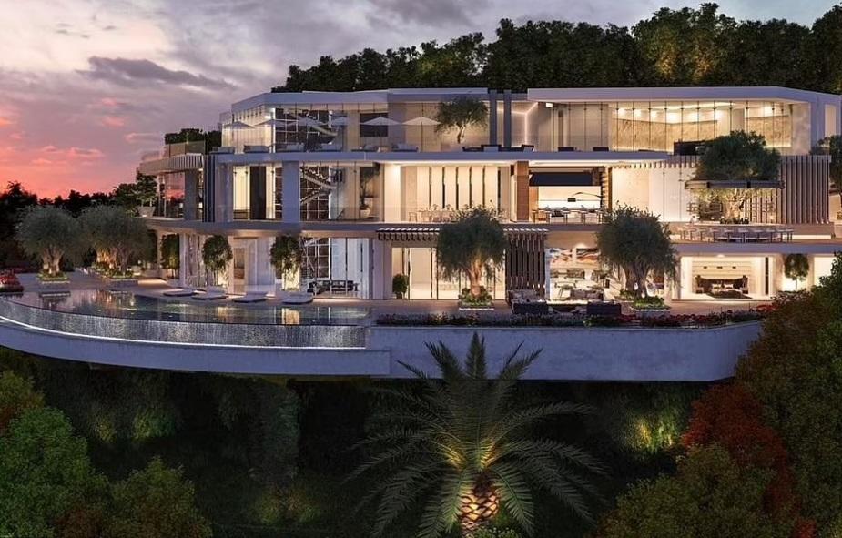 سعره 100 مليون دولار هدم قصر ملياردير فلسطيني في أمريكا  صور