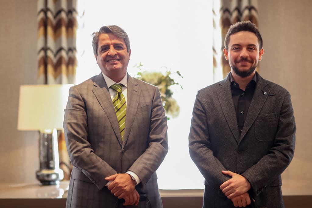 ولي العهد يلتقي العدوان