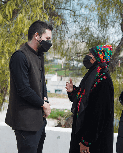 فيديو الحاجة حمدة الذي لبى ولي العهد طلبها