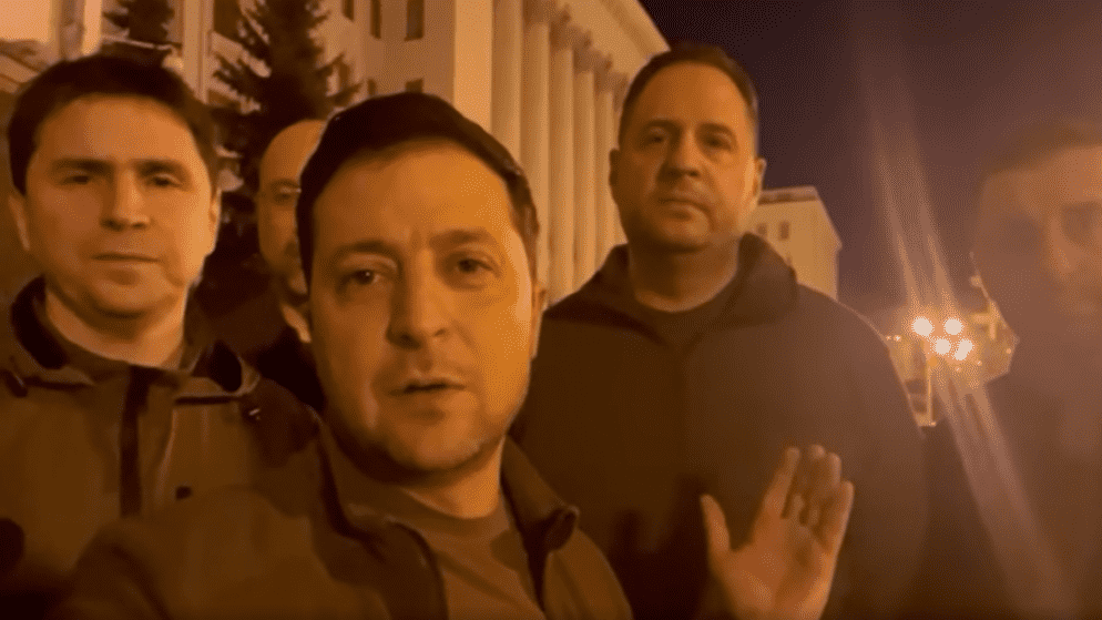 زيلينسكي نحن جميعاً في كييف