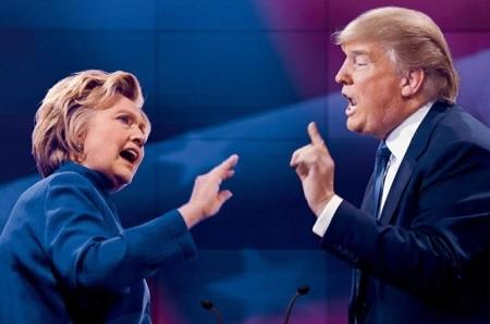  ترامب يفتح النار على هيلاري كلينتون ويصفها بالجاسوسة 