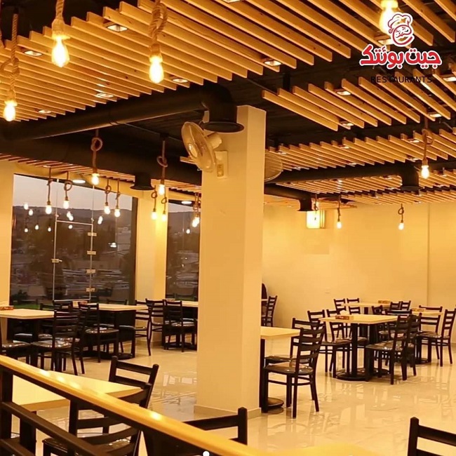 طريقة تقديم جديدة للشاورما  في الاردن من مطاعم جيت بوئتك شاورما بالمتر