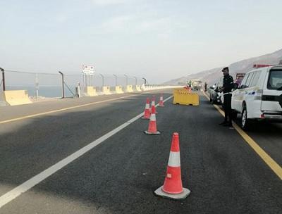 أعمال صيانة على طريق البحر الميت