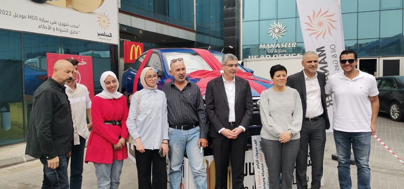 العموري الرابح بأول سيارة MG5 موديل 2022 مجمركة ومرخصة من أبشر