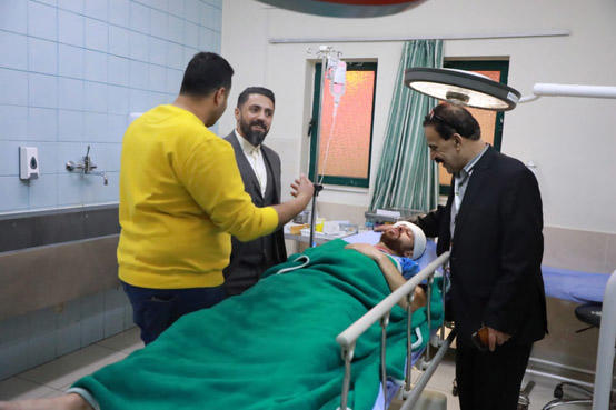 الرمثا يطمئن على أبو الجزر