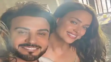 ماجد المهندس يظهر بملامح مختلفة مع ايرينا شايك - صورة 