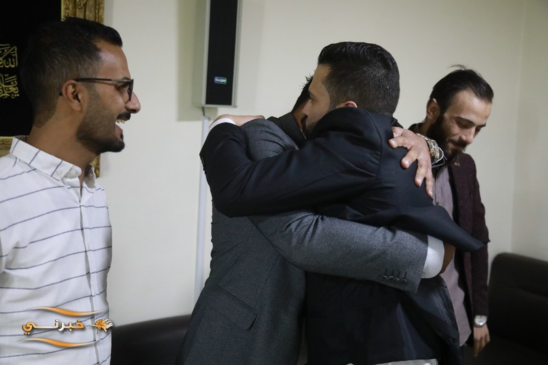 مبروك للزميلين علاء ناجي ورزان السيد الخطوبة