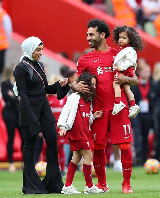 تغير شكل زوجة محمد صلاح يفاجئ الجمهور - صور