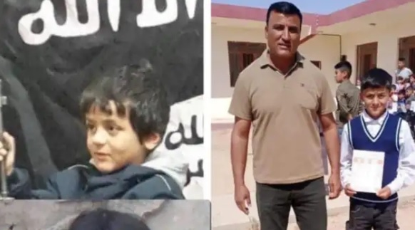 صورة طفل خطفه داعش وضمه إلى أشباله تحدث ضجة