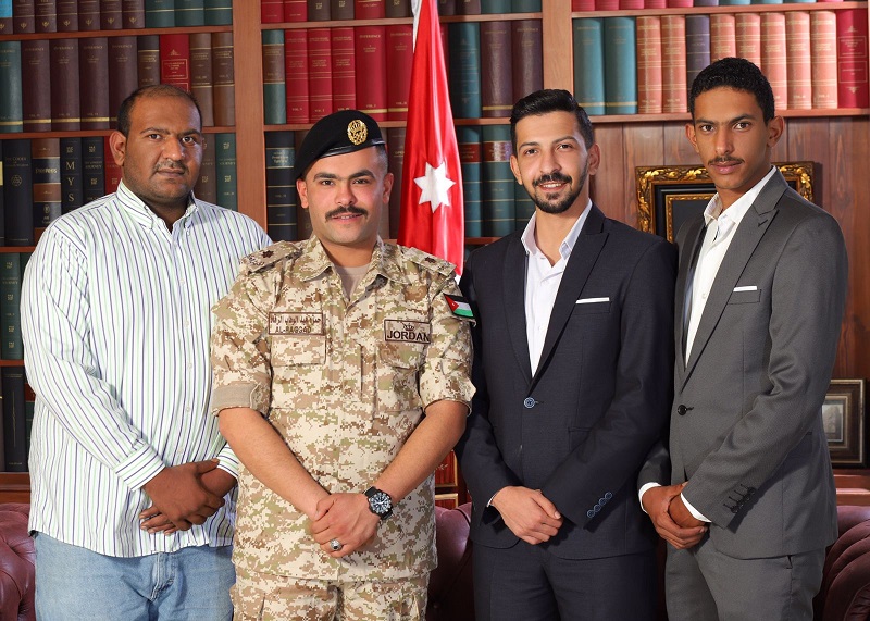 حمزه الرقاد.. مبارك ترفيعك لرتبة ملازم ثاني وتخرجك من جامعة مؤتة - الجناح العسكري 