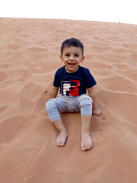 تعاطف اردني واسع مع وفاة الطفل راكان - صور