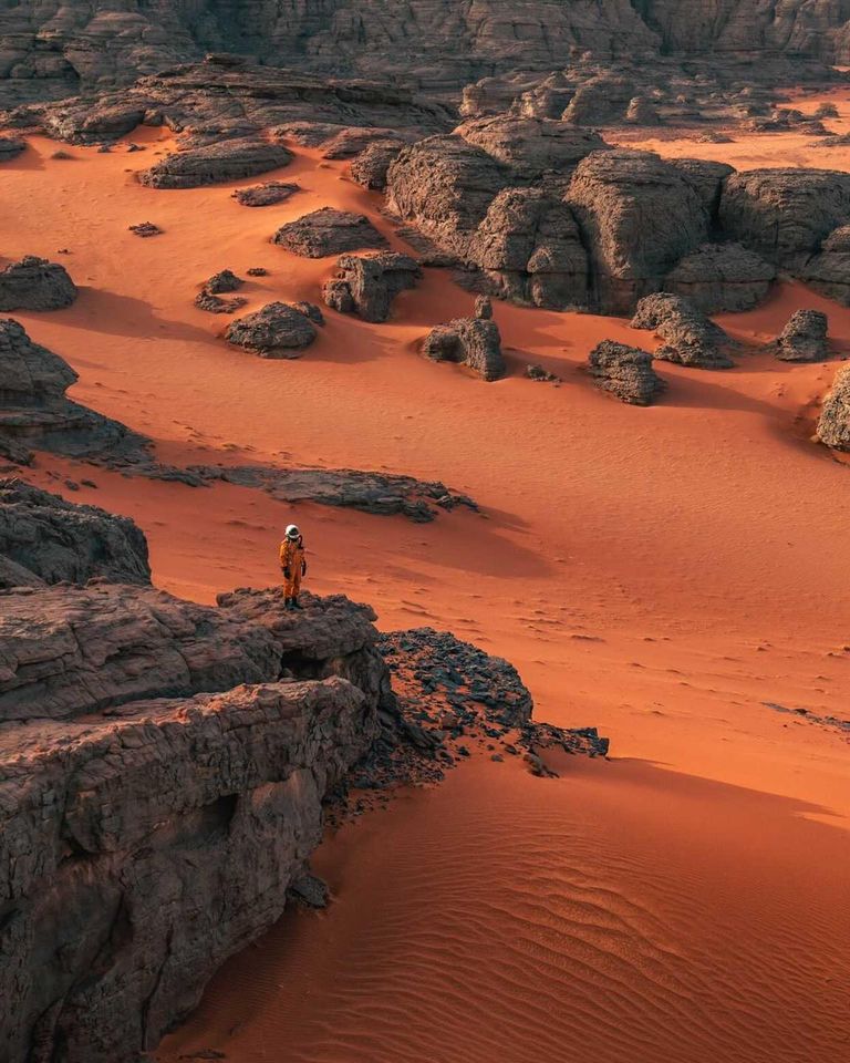 أمريكي بعد زيارة صحراء الجزائر: المريخ موجود هنا - صور