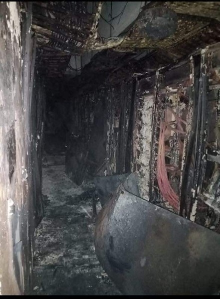 صور من الاستقلال مول بعد تعرضه لحريق 