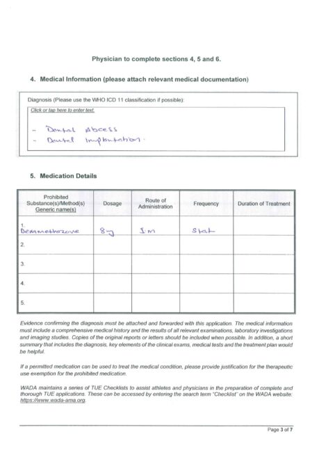 سريوة عن المنشطات: حقنة طبيب الأسنان السبب