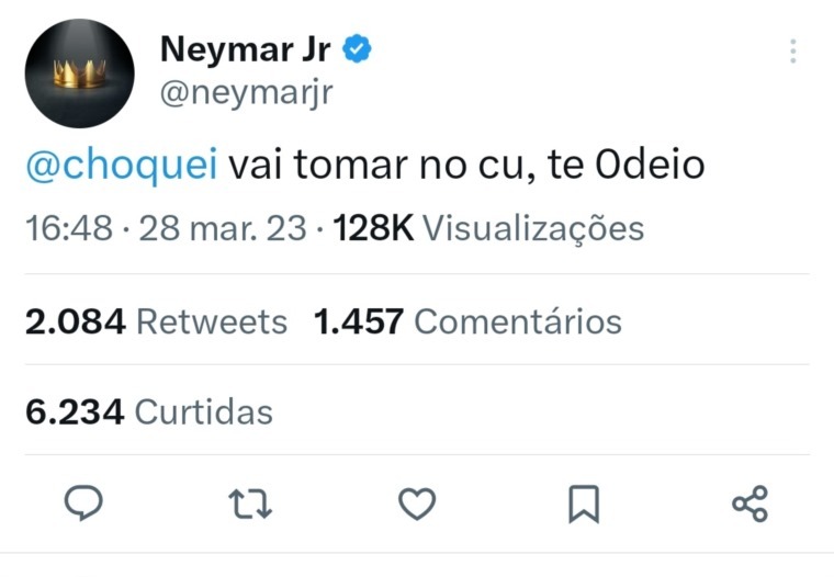 هاكر يخترق حساب نيمار على تويتر 