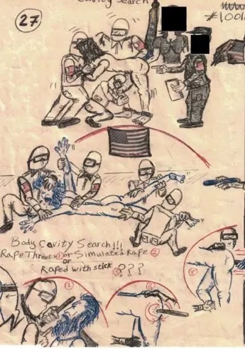 تنشر لأول مرة.. صور صادمة لأساليب التعذيب في غوانتانامو