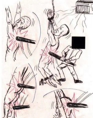 تنشر لأول مرة.. صور صادمة لأساليب التعذيب في غوانتانامو