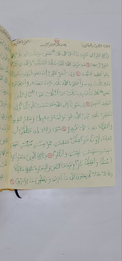 أردني أتم كتابة القرآن بخط يده - صور وفيديو