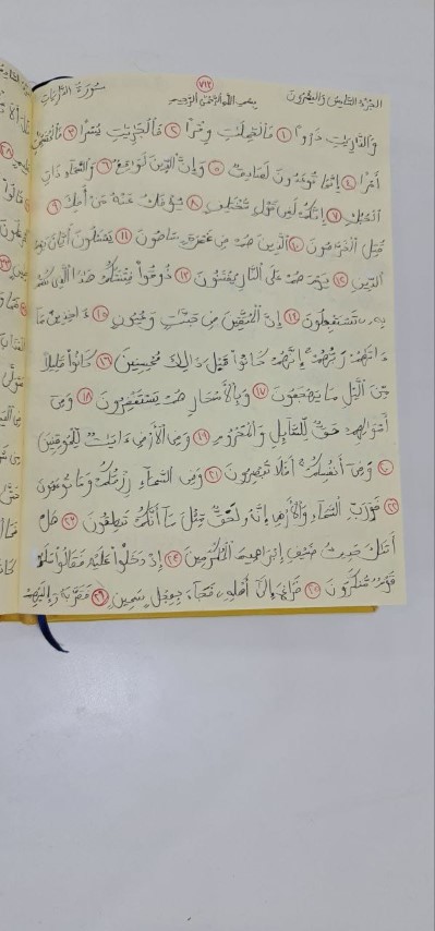 أردني أتم كتابة القرآن بخط يده - صور وفيديو