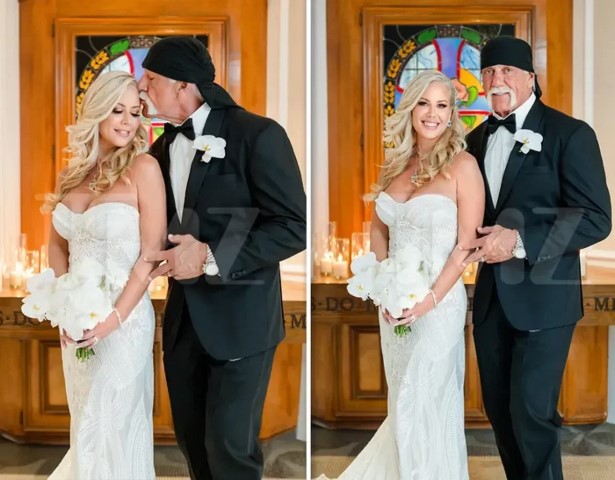  نجم المصارعة هالك هوجان يتزوج شابة تصغره بـ25 عاما - صور 