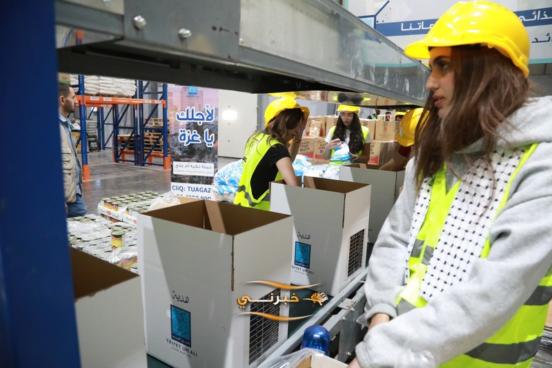 مساعدات من (تكية أم علي) إلى غزة - صور