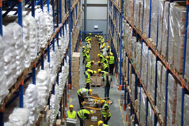 مساعدات من (تكية أم علي) إلى غزة - صور