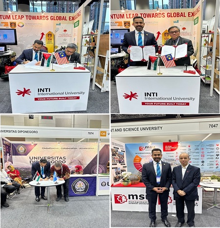 عمان الأهلية تختتم مشاركتها في قمة QS للتعليم العالي بمجموعة من الاتفاقيات  