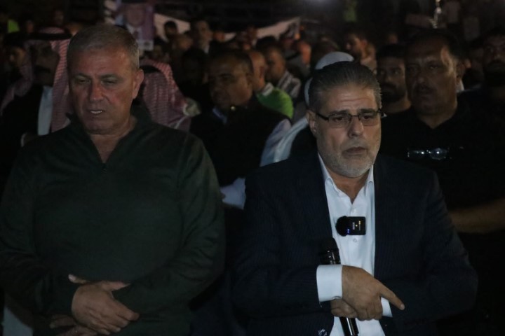 احزاب وطنية تنفذ وقفة تضامنية نصرة للأهل في غزة -  صور