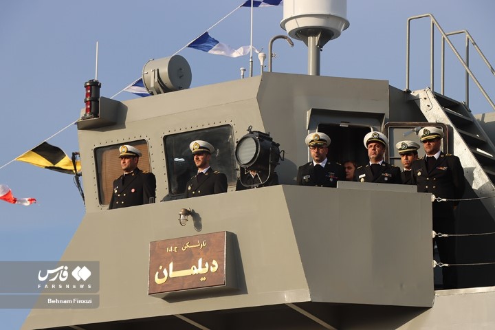 المدمرة (ديلمان) تنضم للأسطول الإيراني - صور