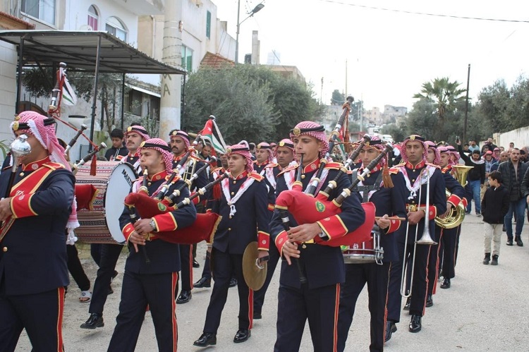 جنازة عسكرية للفريق المدني المتقاعد الطبيب فيصل جرادات 