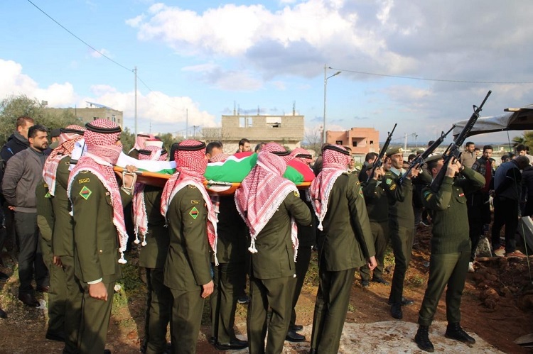 جنازة عسكرية للفريق المدني المتقاعد الطبيب فيصل جرادات 