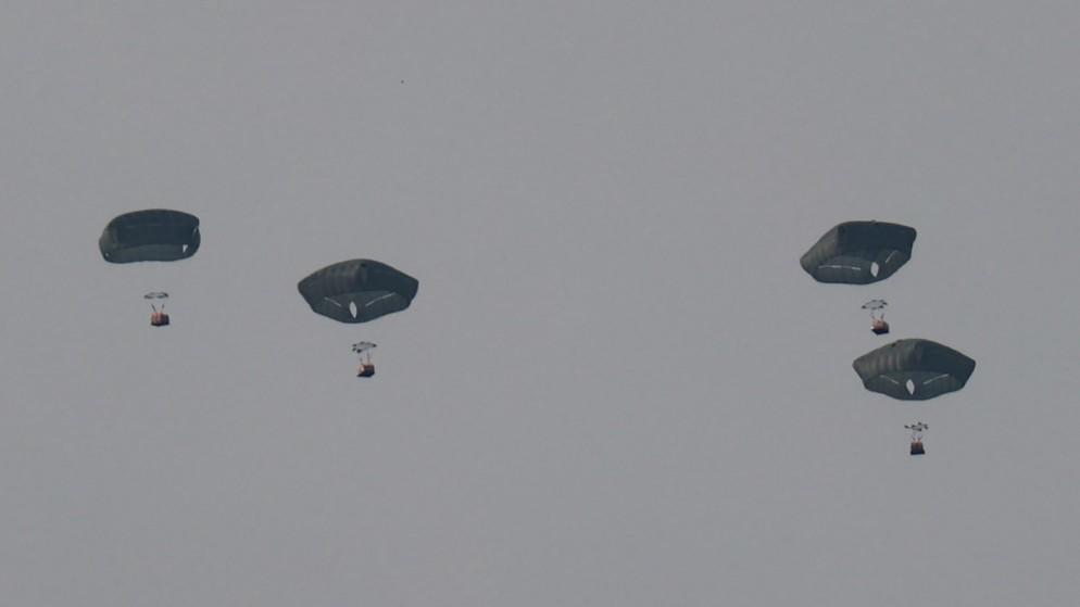 الحكومة الإنزالات الاردنية على غزة نُفذت بدون استخدام GPS